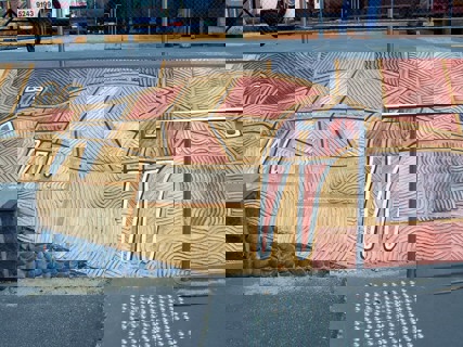 Northcote Bus Stop Landscape Feature, VIC