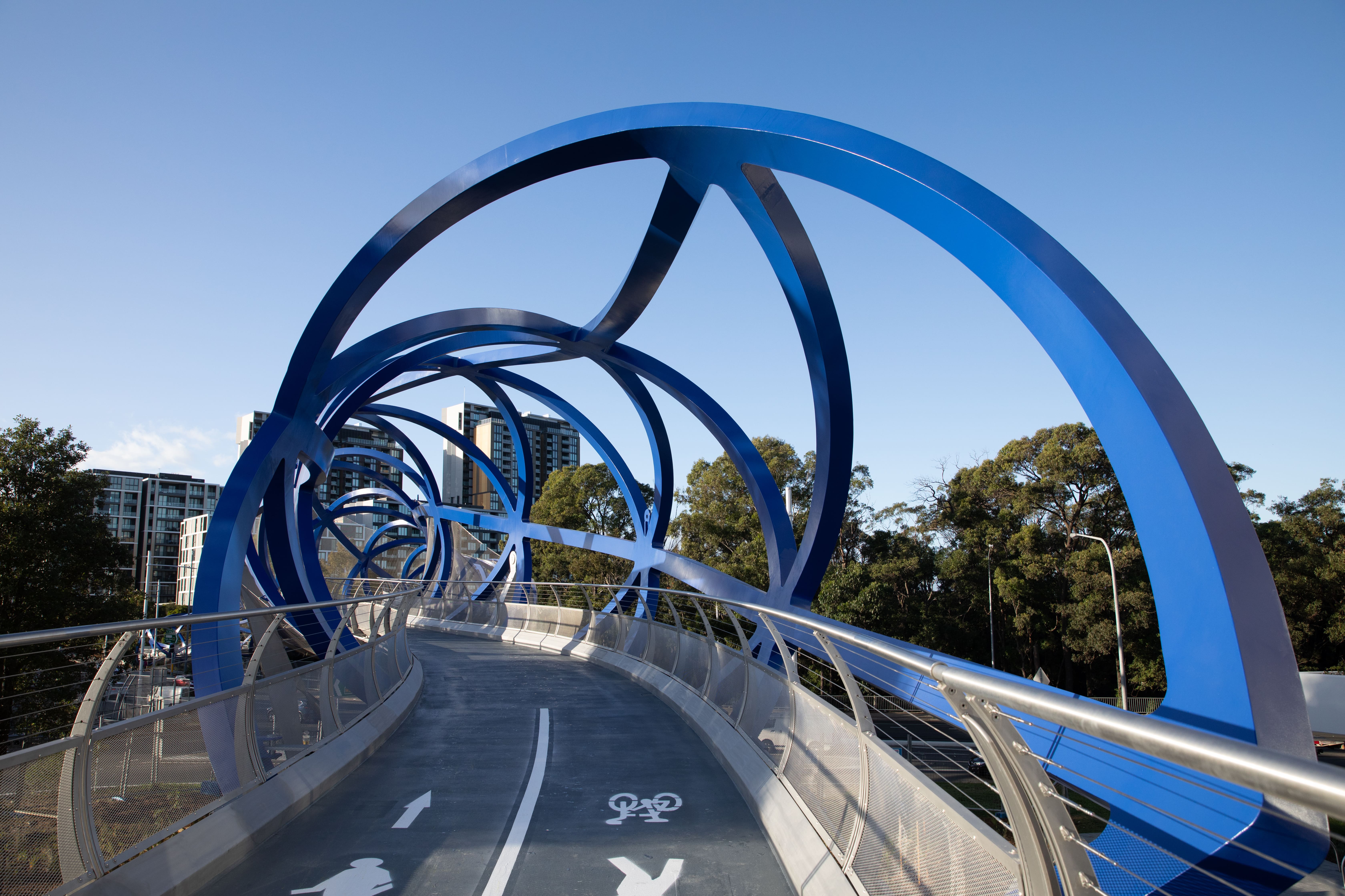Fluoropolymer technology protects world first double helix bridge