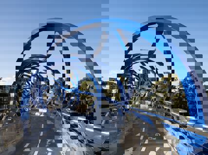 Fluoropolymer technology protects world first double helix bridge