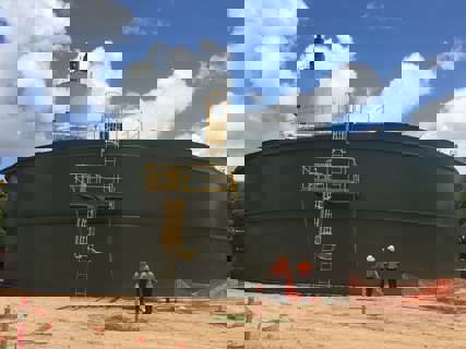 Water-safe steel coatings for Home Hill Reservoir