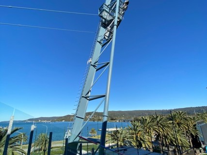 Stadium lights coated for coastal conditions