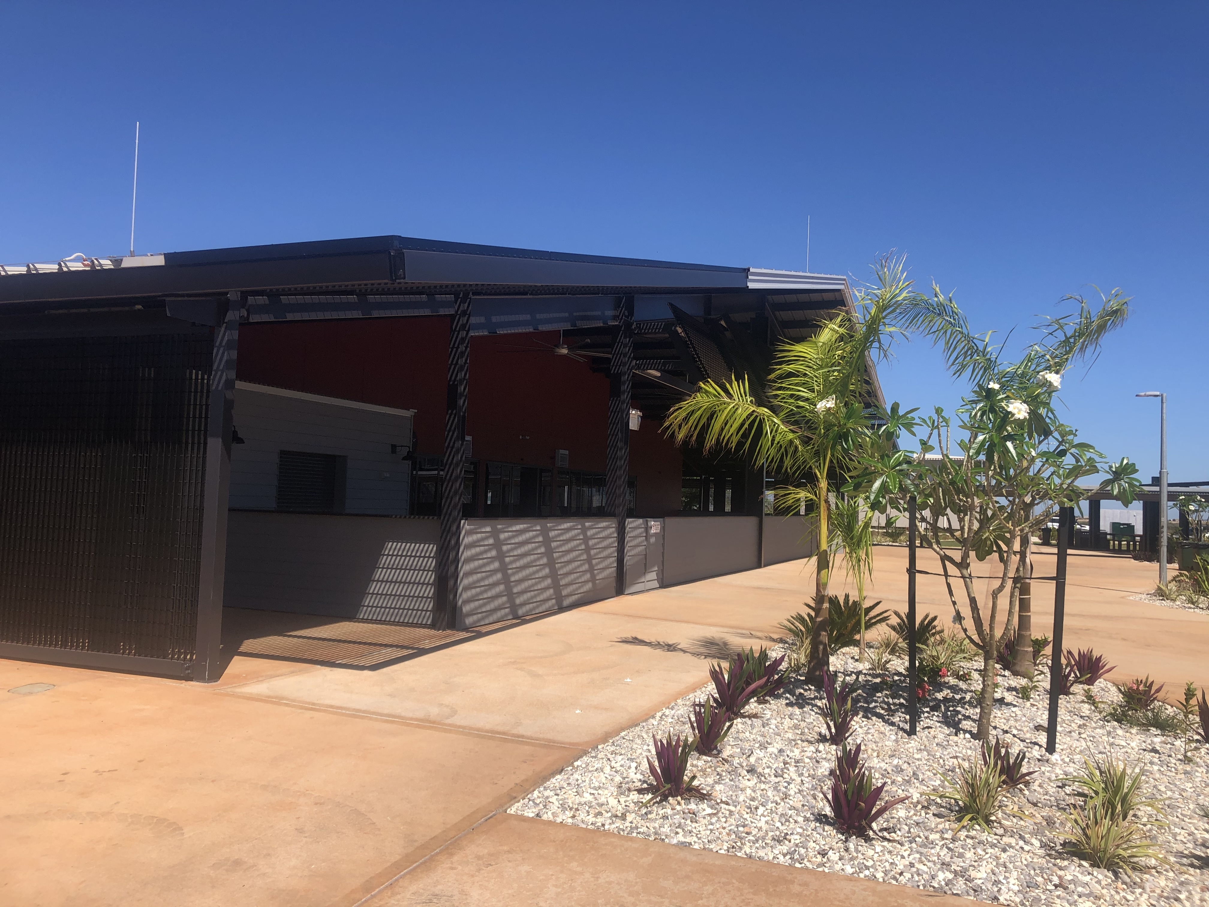 Bay Village steel protected from fierce WA sun