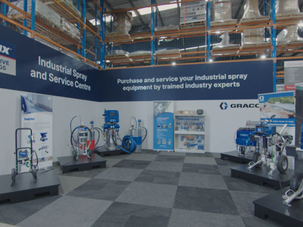 Coating Equipment and Support at our Industrial Spray and Service Centre