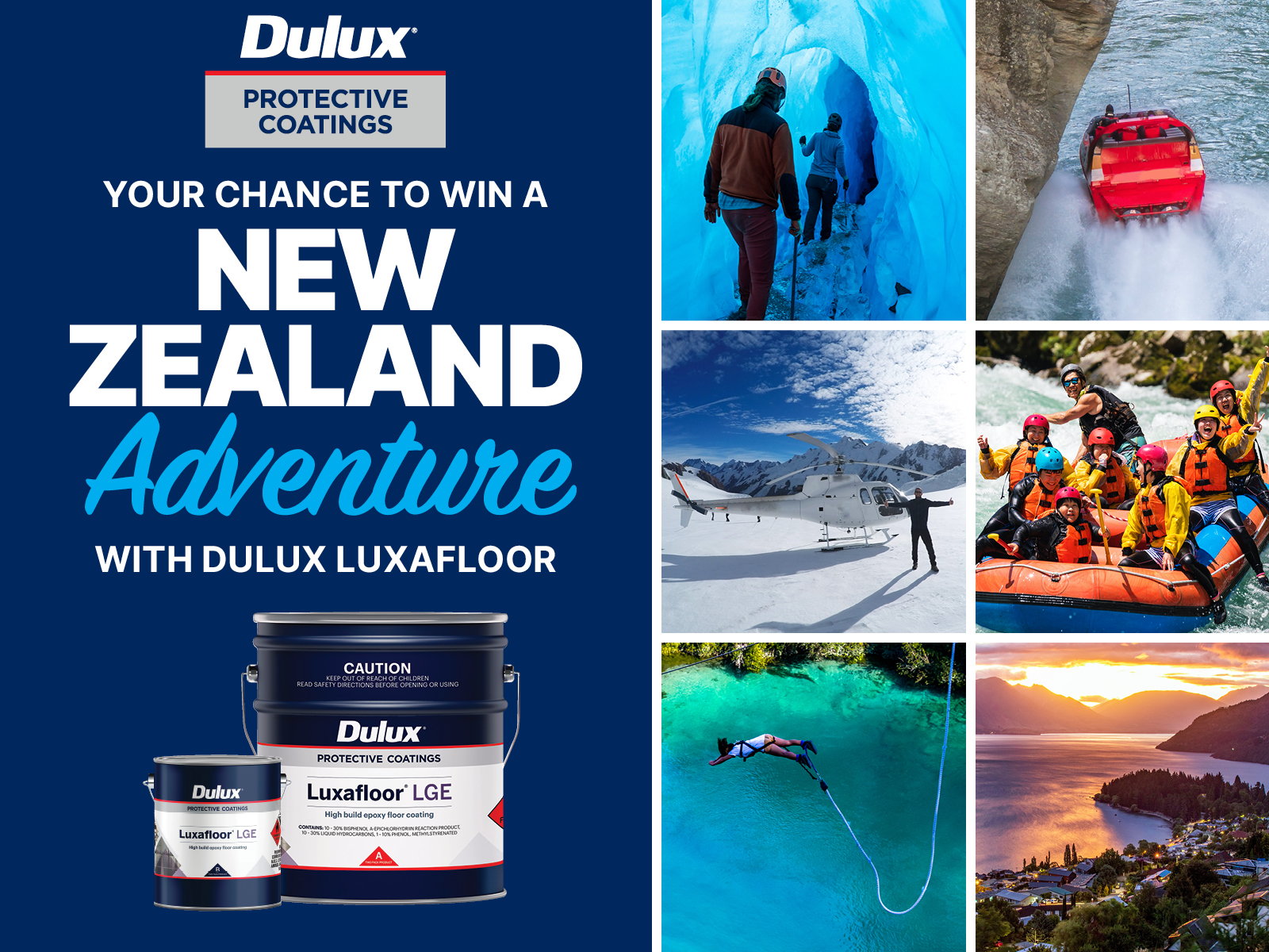 Win Big with Luxafloor® – Your Ticket to a New Zealand Adventure!