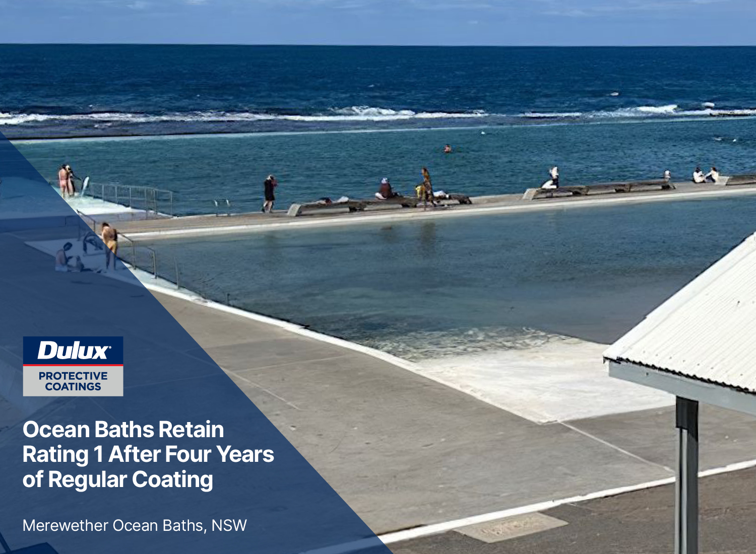 Four Years On: Regular Coating Regime Delivers Rating 1 for Ocean Baths