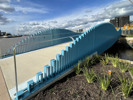Lasting Colour and Protection for Honeysuckle Pedestrian Bridge