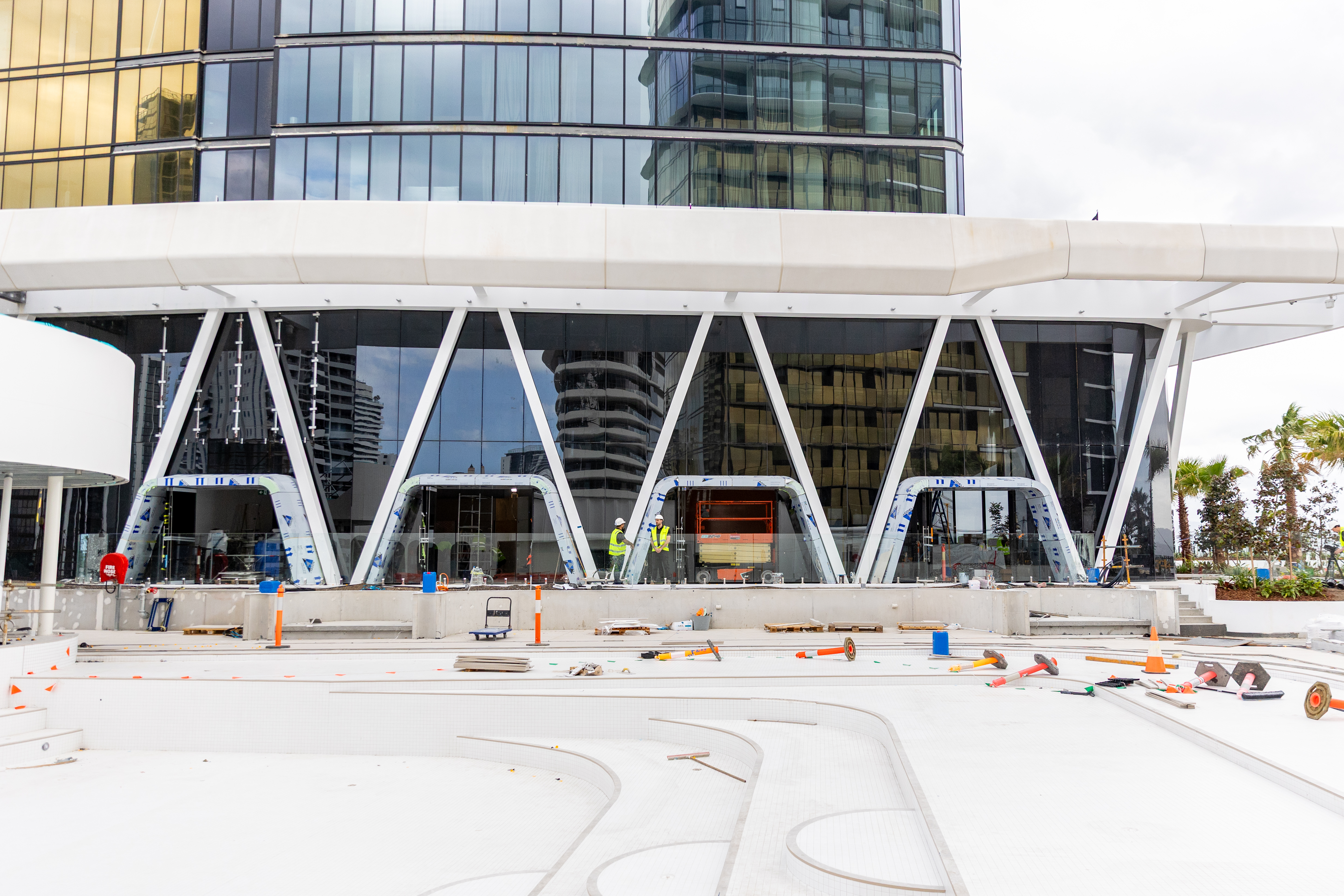 Fire Protection for Structural Steel Components for The Star